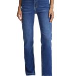 Tall Women's 32/34/36 Inseam Straight Leg Jeans Stretch Denim Mid Rise Classic Fit Extra Long Casual Pants