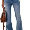 512RdwNVphL._AC_SL1000_ Womens High Waisted Jeans Flare Stretch Boyfriend Bootcut Casual Denim Pants