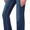 610VY2I7oL._AC_SL1500_ Luscious Curvy Bootcut Jeans for Women, Mid-Rise Insta Stretch Denim, Size-Inclusive Juniors Jeans, Sizes 0 to 24