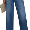 Jeans for Women Wide Leg Baggy High Waist Boyfriends Straight Leg Stretchy Denim Pants Trendy Fall 2025