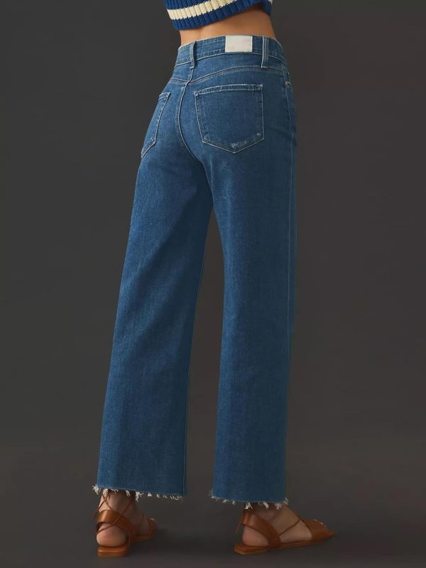 Jeans for Women Wide Leg Baggy High Waist Boyfriends Straight Leg Stretchy Denim Pants Trendy Fall 2025