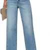 Jeans for Women Wide Leg Baggy High Waist Boyfriends Straight Leg Stretchy Denim Pants Trendy Fall 2025