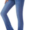 61NRUULhOhL._AC_SL1500_ Women's Flare Bell Bottom Jeans High Waisted Wide Leg Bootcut Jeans Stretchy Denim Pants
