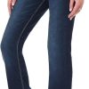 61VJoBrXlL._AC_SL1500_ Luscious Curvy Bootcut Jeans for Women, Mid-Rise Insta Stretch Denim, Size-Inclusive Juniors Jeans, Sizes 0 to 24
