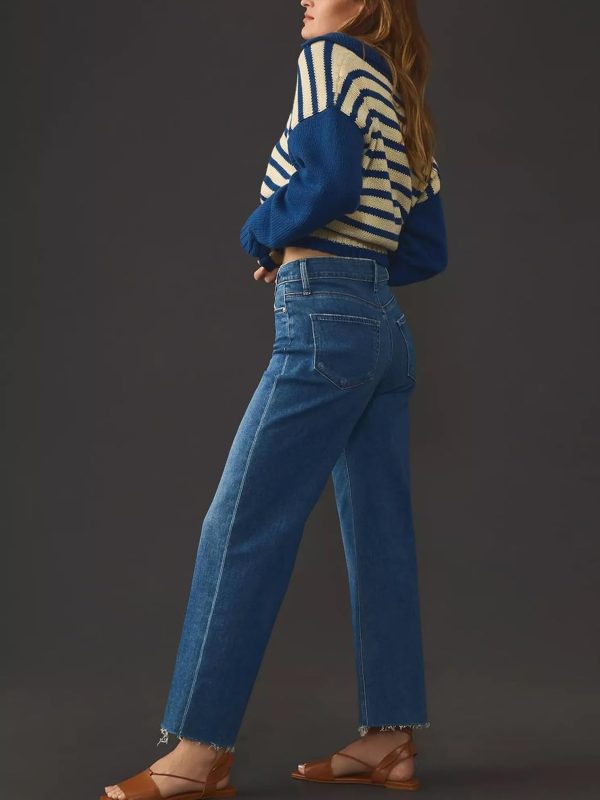 Jeans for Women Wide Leg Baggy High Waist Boyfriends Straight Leg Stretchy Denim Pants Trendy Fall 2025