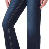 61X1CSH0LKL._AC_SL1500_ Luscious Curvy Bootcut Jeans for Women, Mid-Rise Insta Stretch Denim, Size-Inclusive Juniors Jeans, Sizes 0 to 24