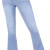 61XP1zei8GL._AC_SL1500_ Women's Flare Bell Bottom Jeans High Waisted Wide Leg Bootcut Jeans Stretchy Denim Pants