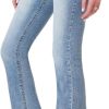 61Yd0-RVfuL._AC_SL1500_ Luscious Curvy Bootcut Jeans for Women, Mid-Rise Insta Stretch Denim, Size-Inclusive Juniors Jeans, Sizes 0 to 24