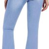 61ecc16HCbL._AC_SL1500_ Women's Flare Bell Bottom Jeans High Waisted Wide Leg Bootcut Jeans Stretchy Denim Pants
