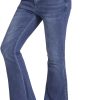 61qqHSVB7wL._AC_SL1500_ Women's Flare Bell Bottom Jeans High Waisted Wide Leg Bootcut Jeans Stretchy Denim Pants