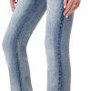 61sUqIHNJNL._AC_SL1500_ Luscious Curvy Bootcut Jeans for Women, Mid-Rise Insta Stretch Denim, Size-Inclusive Juniors Jeans, Sizes 0 to 24