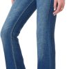 61sjFcAqcTL._AC_SL1500_ Luscious Curvy Bootcut Jeans for Women, Mid-Rise Insta Stretch Denim, Size-Inclusive Juniors Jeans, Sizes 0 to 24