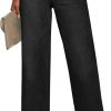 Jeans for Women Wide Leg Baggy High Waist Boyfriends Straight Leg Stretchy Denim Pants Trendy Fall 2025