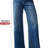 Jeans for Women Wide Leg Baggy High Waist Boyfriends Straight Leg Stretchy Denim Pants Trendy Fall 2025
