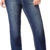 71ADtZjt9OL._AC_SL1500_ Luscious Curvy Bootcut Jeans for Women, Mid-Rise Insta Stretch Denim, Size-Inclusive Juniors Jeans, Sizes 0 to 24