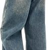 Women Baggy Jeans Mid-Low Waist Boyfriend Streetwear Vintage Jeans Wide Leg Denim Pants