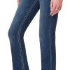 71RArey3C-L._AC_SL1500_ Luscious Curvy Bootcut Jeans for Women, Mid-Rise Insta Stretch Denim, Size-Inclusive Juniors Jeans, Sizes 0 to 24