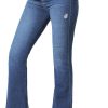 71VJ4W30DL._AC_SL1500_ Women's Flare Bell Bottom Jeans High Waisted Wide Leg Bootcut Jeans Stretchy Denim Pants