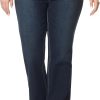 71ZckeITymL._AC_SL1500_ Luscious Curvy Bootcut Jeans for Women, Mid-Rise Insta Stretch Denim, Size-Inclusive Juniors Jeans, Sizes 0 to 24