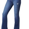 71aAsvRlSL._AC_SL1500_ Women's Flare Bell Bottom Jeans High Waisted Wide Leg Bootcut Jeans Stretchy Denim Pants
