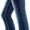 71dtFj4dEeL._AC_SL1500_ Luscious Curvy Bootcut Jeans for Women, Mid-Rise Insta Stretch Denim, Size-Inclusive Juniors Jeans, Sizes 0 to 24