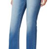 71fw50FUvKL._AC_SL1500_ Luscious Curvy Bootcut Jeans for Women, Mid-Rise Insta Stretch Denim, Size-Inclusive Juniors Jeans, Sizes 0 to 24