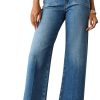 Jeans for Women Wide Leg Baggy High Waist Boyfriends Straight Leg Stretchy Denim Pants Trendy Fall 2025