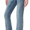 71k83Dir1zL._AC_SL1500_ Luscious Curvy Bootcut Jeans for Women, Mid-Rise Insta Stretch Denim, Size-Inclusive Juniors Jeans, Sizes 0 to 24