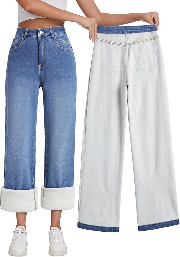 Women Baggy Jeans Mid-Low Waist Boyfriend Streetwear Vintage Jeans Wide Leg Denim Pants