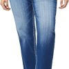 71s36PKERDL._AC_SL1500_ Luscious Curvy Bootcut Jeans for Women, Mid-Rise Insta Stretch Denim, Size-Inclusive Juniors Jeans, Sizes 0 to 24