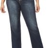 71xKtYy2zL._AC_SL1500_ Luscious Curvy Bootcut Jeans for Women, Mid-Rise Insta Stretch Denim, Size-Inclusive Juniors Jeans, Sizes 0 to 24