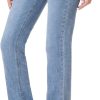 71xugGeyyhL._AC_SL1500_ Luscious Curvy Bootcut Jeans for Women, Mid-Rise Insta Stretch Denim, Size-Inclusive Juniors Jeans, Sizes 0 to 24