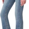 81-j2ZI9aqL._AC_SL1500_ Luscious Curvy Bootcut Jeans for Women, Mid-Rise Insta Stretch Denim, Size-Inclusive Juniors Jeans, Sizes 0 to 24