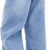 Women Baggy Jeans Mid-Low Waist Boyfriend Streetwear Vintage Jeans Wide Leg Denim Pants
