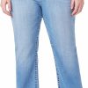 816zvpTBehL._AC_SL1500_ Luscious Curvy Bootcut Jeans for Women, Mid-Rise Insta Stretch Denim, Size-Inclusive Juniors Jeans, Sizes 0 to 24