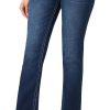 81algZOzxTL._AC_SL1500_ Luscious Curvy Bootcut Jeans for Women, Mid-Rise Insta Stretch Denim, Size-Inclusive Juniors Jeans, Sizes 0 to 24