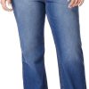 81dKus0wLSL._AC_SL1500_ Luscious Curvy Bootcut Jeans for Women, Mid-Rise Insta Stretch Denim, Size-Inclusive Juniors Jeans, Sizes 0 to 24
