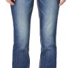 81lKLNTo9IL._AC_SL1500_ Luscious Curvy Bootcut Jeans for Women, Mid-Rise Insta Stretch Denim, Size-Inclusive Juniors Jeans, Sizes 0 to 24
