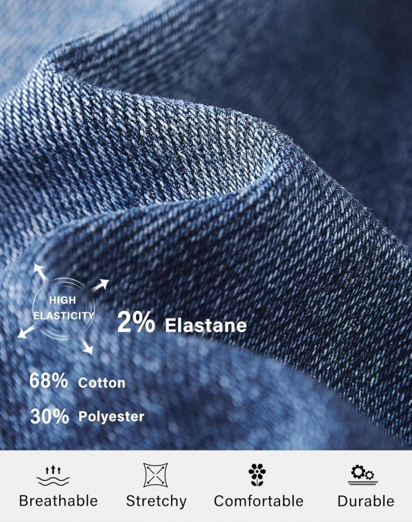 Women's Capri Pants Mid Rise Skinny Ripped Stretchy Cropped Distressed Jeans