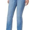 81w0ub1gtSL._AC_SL1500_ Luscious Curvy Bootcut Jeans for Women, Mid-Rise Insta Stretch Denim, Size-Inclusive Juniors Jeans, Sizes 0 to 24