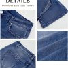 81wspV3PFgL._AC_SL1200_ Womens High Waisted Jeans Flare Stretch Boyfriend Bootcut Casual Denim Pants